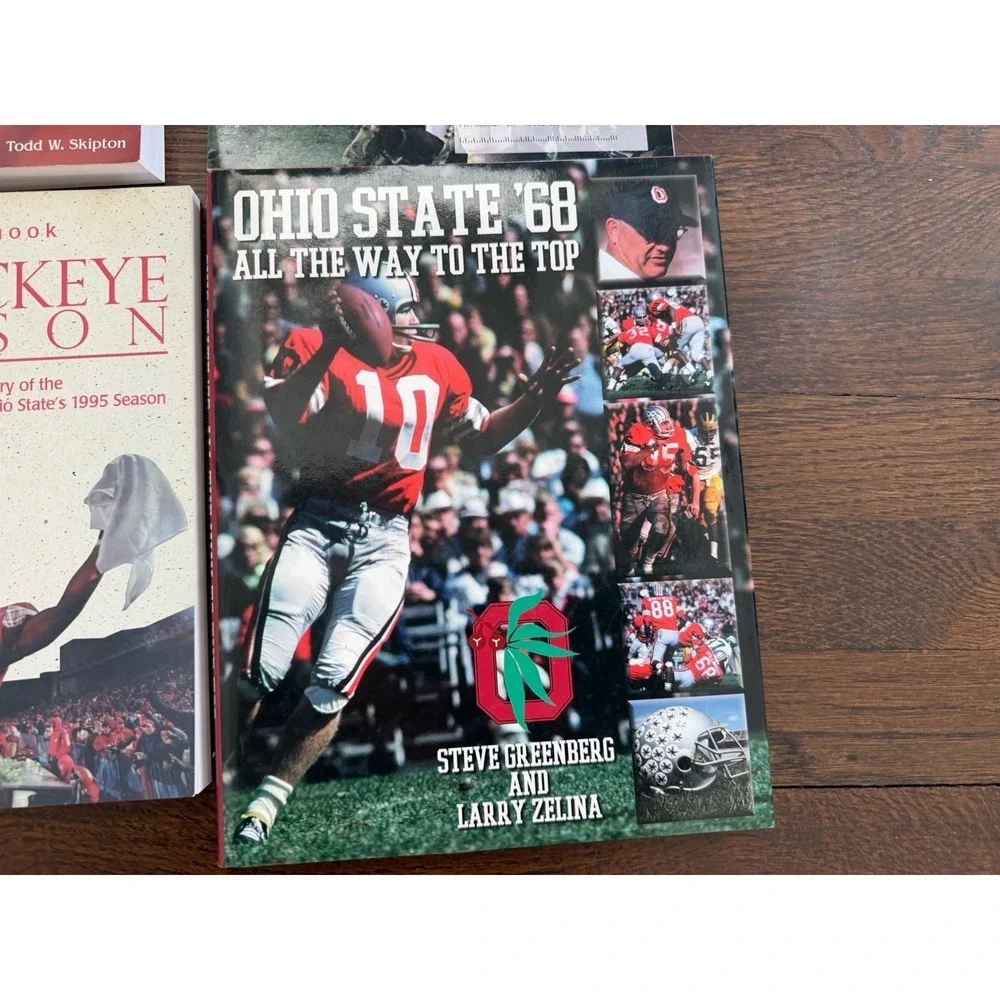 Lot 6 Ohio State‎ Buckeyes Football Books OSU History 1968 2002